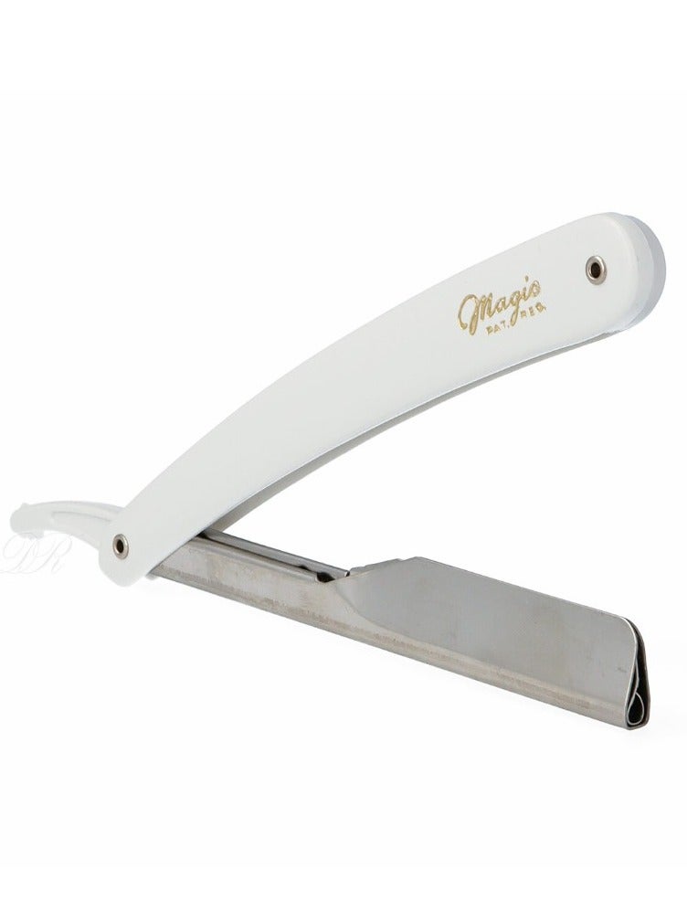 ماكينة حلاقة يدوية للرجال من الستانلس ستيل بتصميم كلاسيكي قديم قابل للطي – متينة وعملية للحلاقة الدقيقة والأنيقة - Image 4